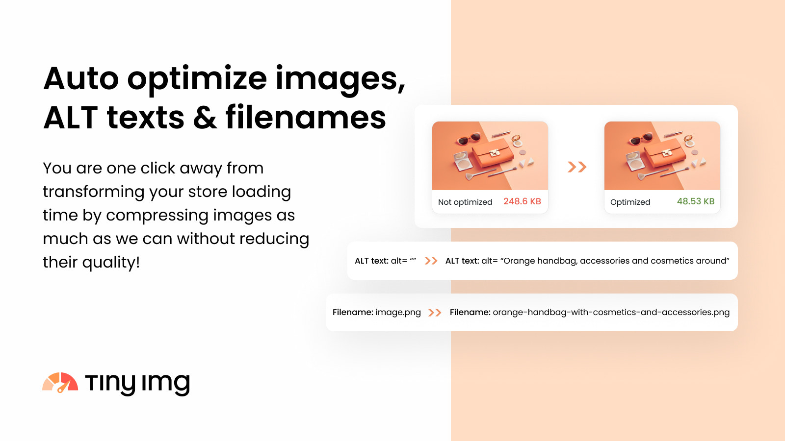 Tiny Image optimizer for page speed