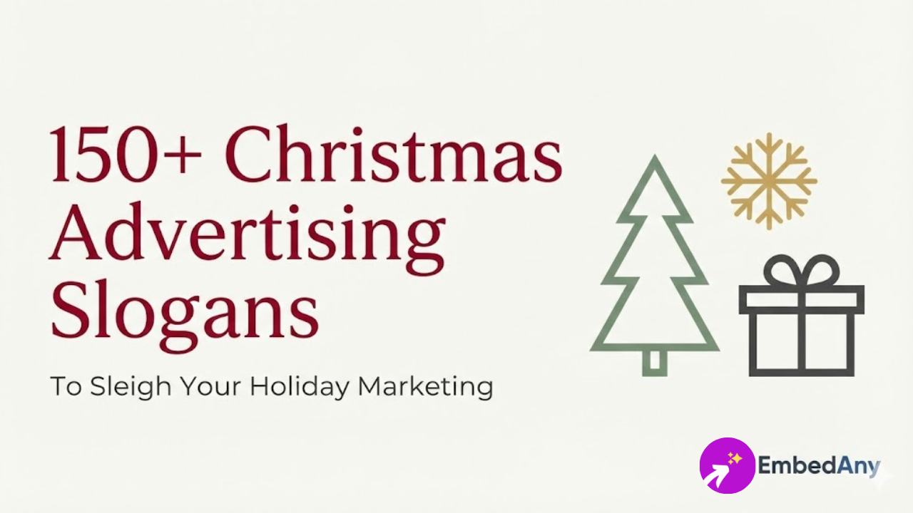 150+ Christmas Advertising Slogans To Boost Your Holiday Marketing