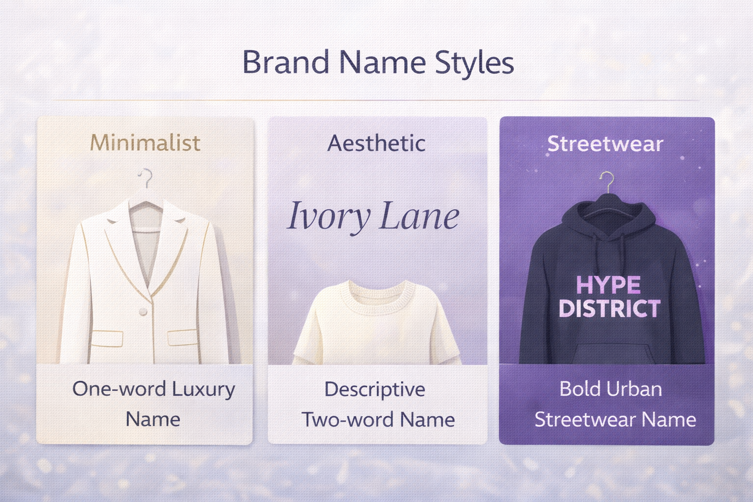 Clothing brand names ideas how to choose the right one