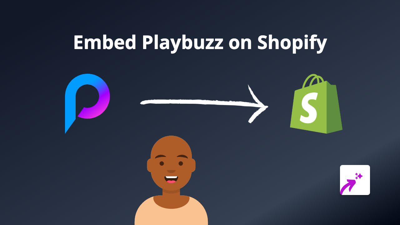 How to Embed Playbuzz Content on Your Shopify Store with EmbedAny