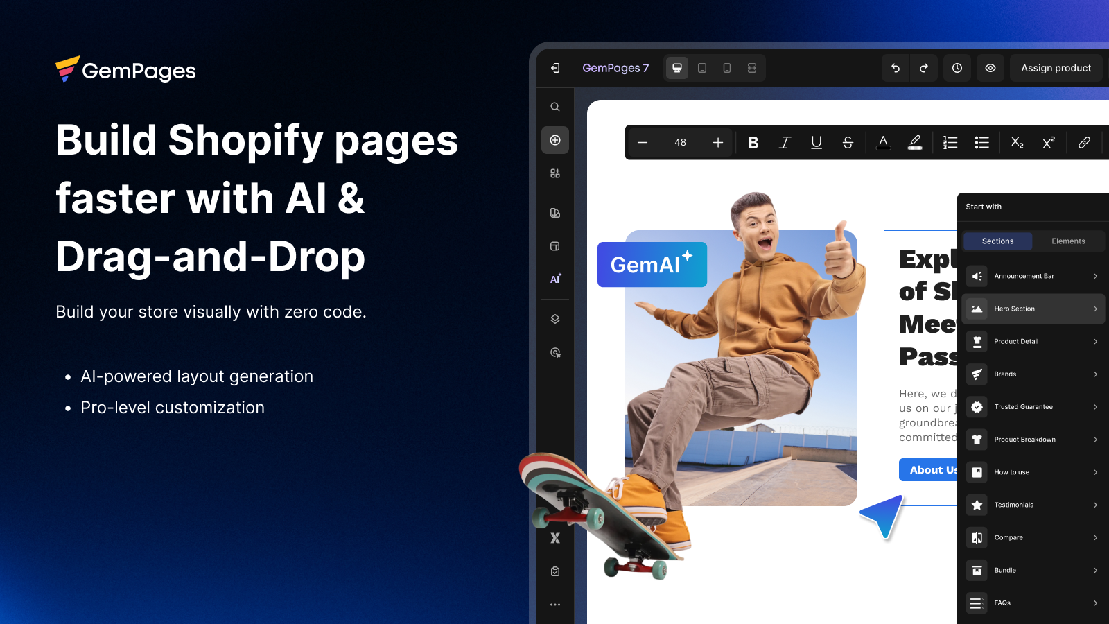 Gempages pagefly alternative