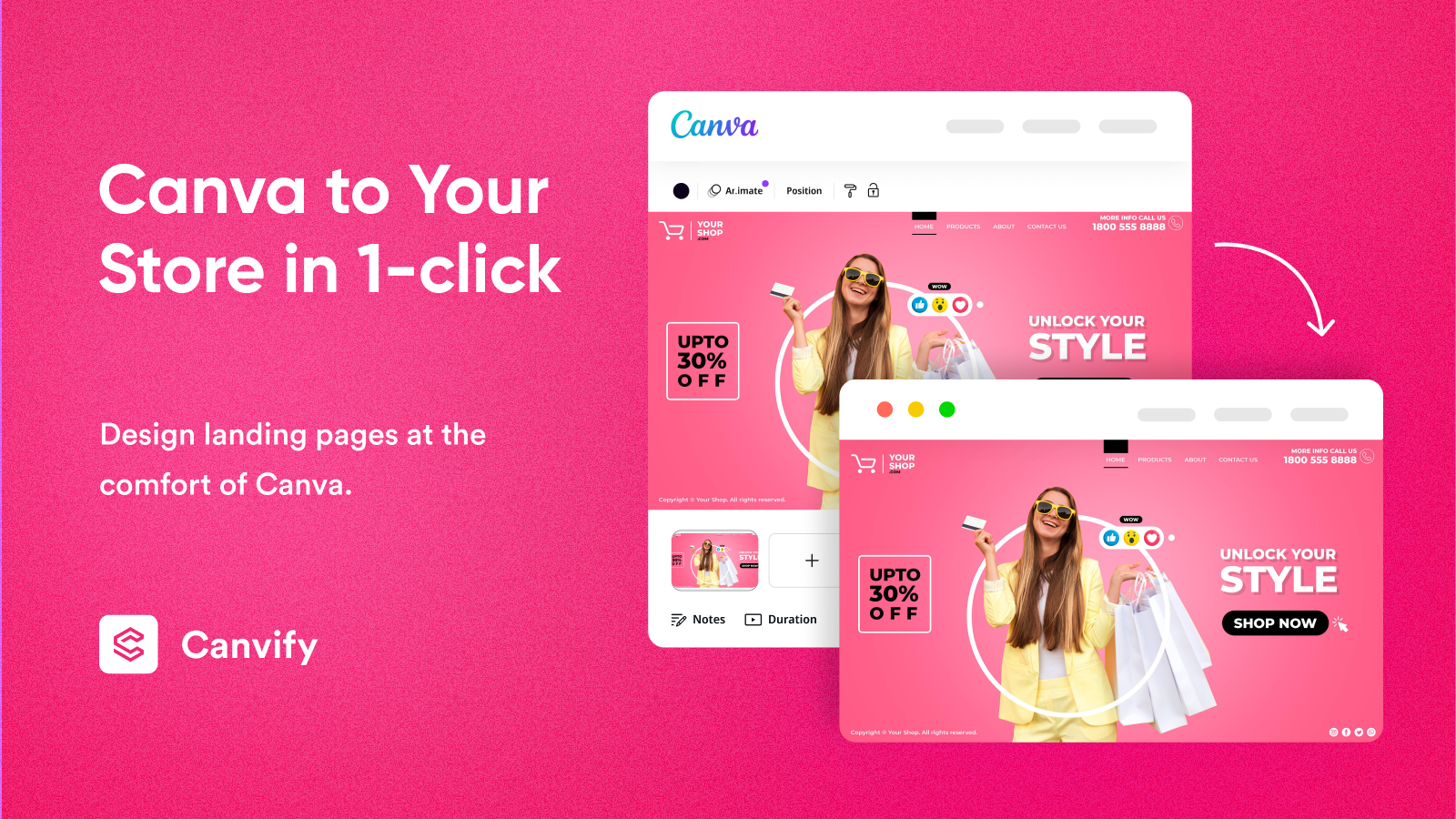 Canvify App Shopify Banner Size